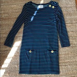 SAIL TO SABLE striped shift dress
